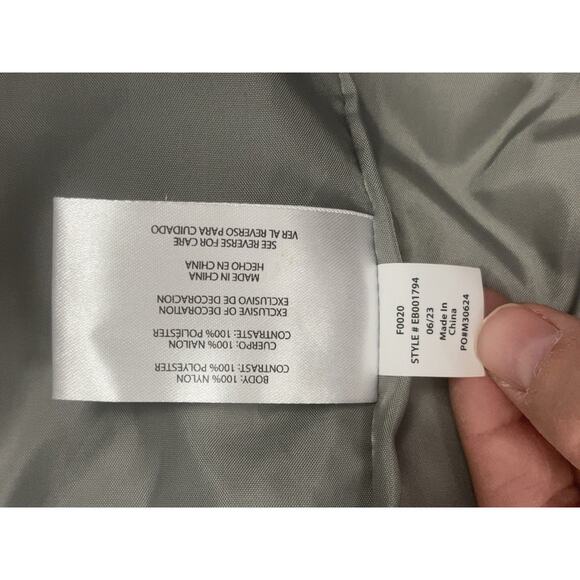 EDDIE BAUER Women’s Green Puffer Vest Size S Zip Preppy Athleisure Y2K Quilted - Picture 4 of 7